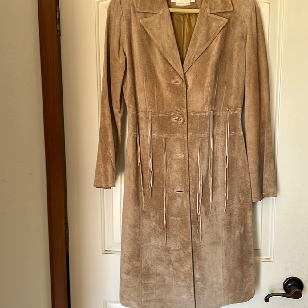 Soft Tan Suede Jacket